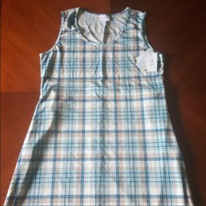 NWT LuLaRoe plaid Dani maxi dress